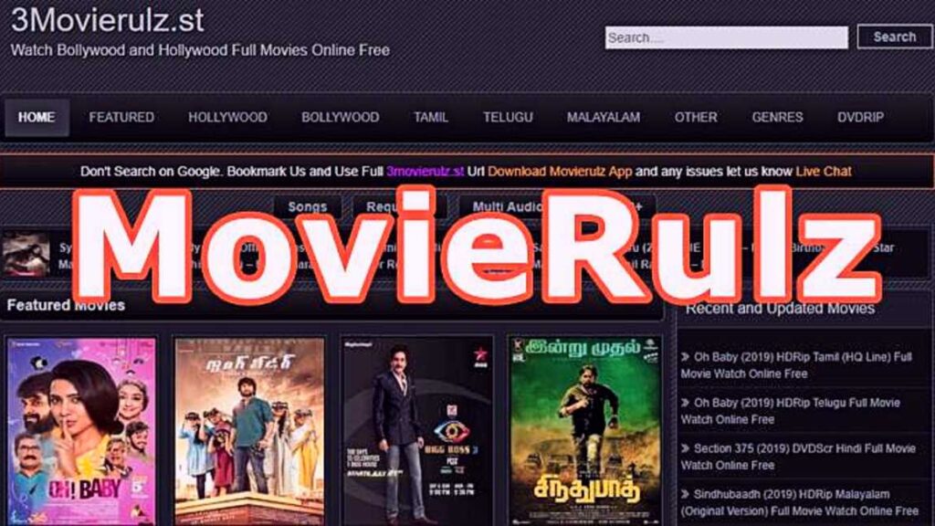 MovieRulz 2022 Download Watch Latest Bollywood, HollyWood, Tamil ...